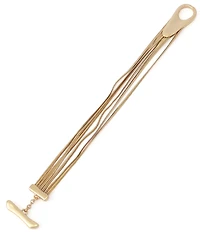 Robert Lee Morris Soho Fringe Chain Toggle Line Bracelet