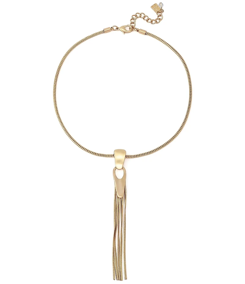 Robert Lee Morris Soho Fringe Y Necklace