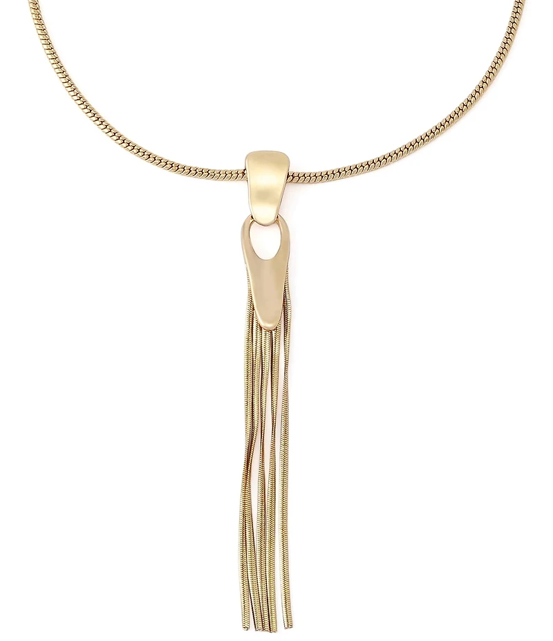 Robert Lee Morris Soho Fringe Y Necklace