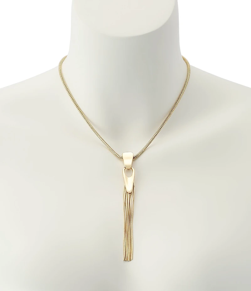 Robert Lee Morris Soho Fringe Y Necklace