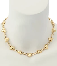 Robert Lee Morris Soho Heart Charm Collar Necklace