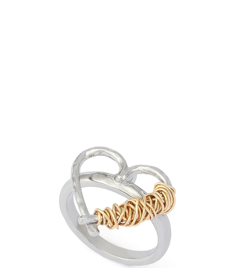 Robert Lee Morris Soho Heart Cocktail Ring