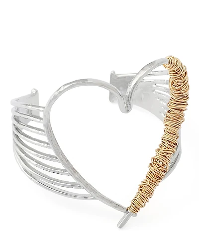 Robert Lee Morris Soho Heart Cuff Bracelet