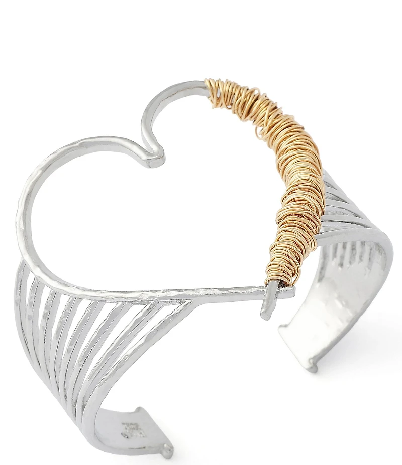 Robert Lee Morris Soho Heart Cuff Bracelet