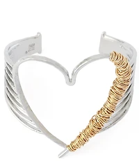 Robert Lee Morris Soho Heart Cuff Bracelet