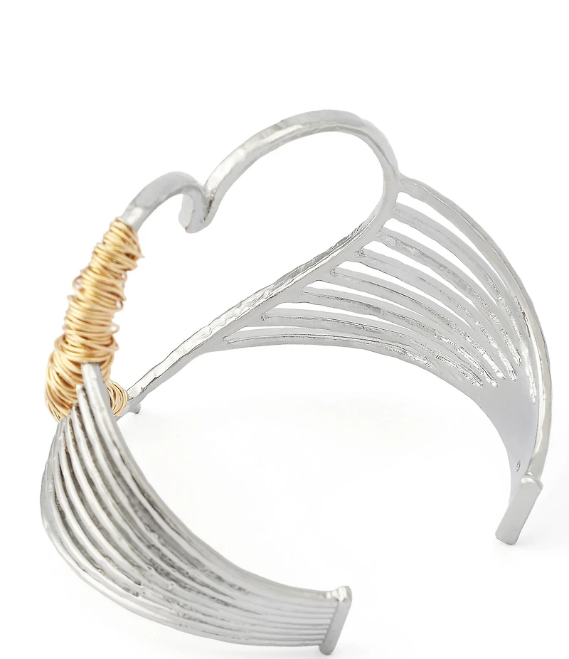Robert Lee Morris Soho Heart Cuff Bracelet