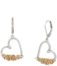 Robert Lee Morris Soho Heart Drop Earrings