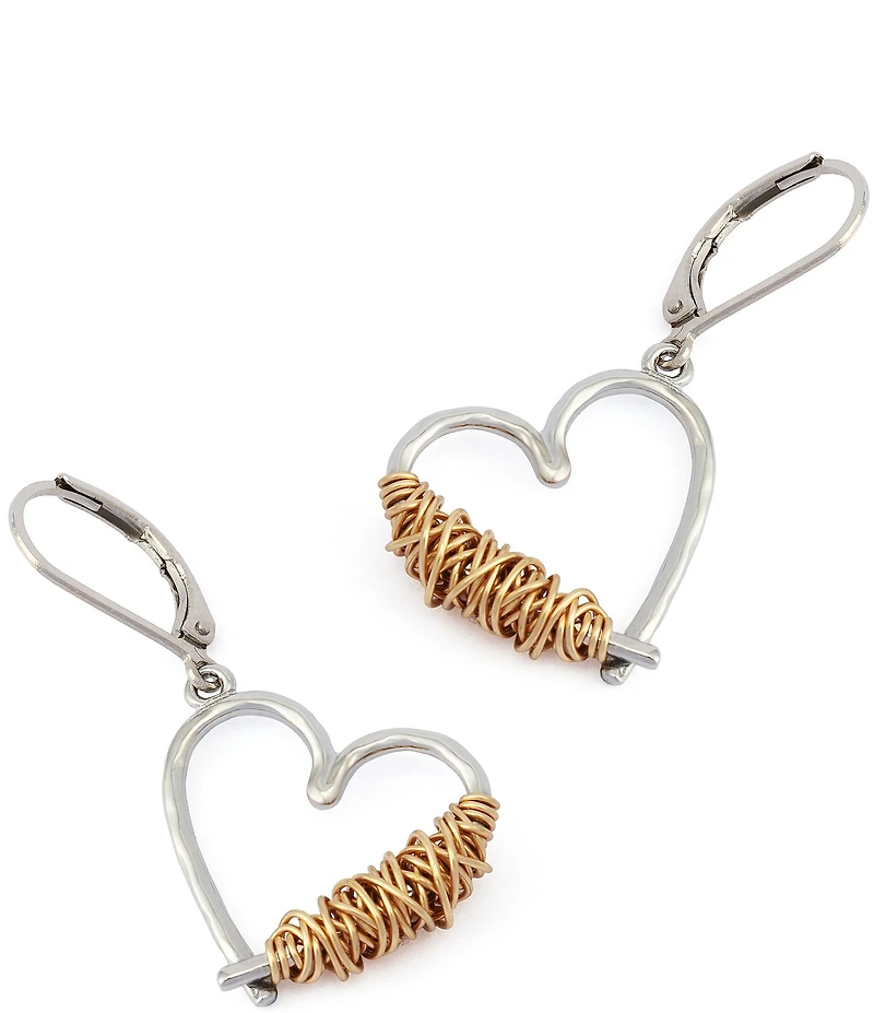 Robert Lee Morris Soho Heart Drop Earrings