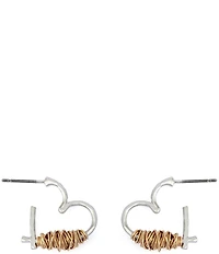 Robert Lee Morris Soho Heart Hoop Earrings