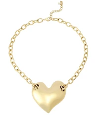 Robert Lee Morris Soho Heart Pendant Statement Necklace