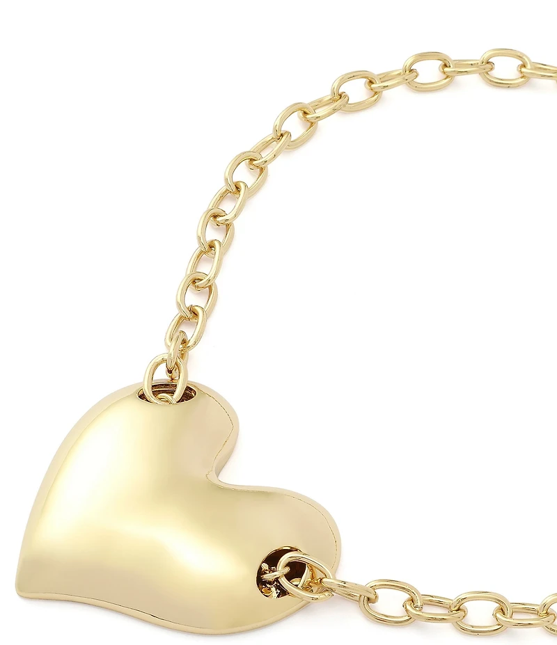 Robert Lee Morris Soho Heart Pendant Statement Necklace