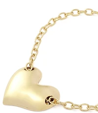 Robert Lee Morris Soho Heart Pendant Statement Necklace