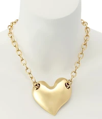 Robert Lee Morris Soho Heart Pendant Statement Necklace