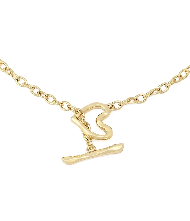 Robert Lee Morris Soho Heart Short Pendant Necklace