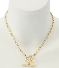 Robert Lee Morris Soho Heart Short Pendant Necklace