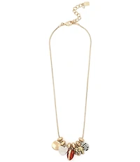 Robert Lee Morris Soho Heirloom Charms Bib Short Pendant Necklace