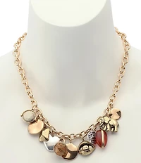 Robert Lee Morris Soho Heirloom Charms Collar Statement Necklace