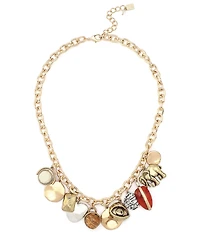 Robert Lee Morris Soho Heirloom Charms Collar Statement Necklace