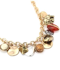 Robert Lee Morris Soho Heirloom Charms Collar Statement Necklace