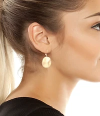 Robert Lee Morris Soho Heirloom Charms Disc Drop Earrings
