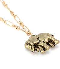 Robert Lee Morris Soho Heirloom Charms Elephant Long Pendant Necklace