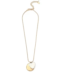 Robert Lee Morris Soho Heirloom Charms Mixed Coin Short Pendant Necklace