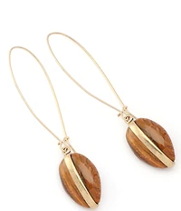 Robert Lee Morris Soho Heirloom Charms Tiger's Eye Bead Dangle Drop Earrings