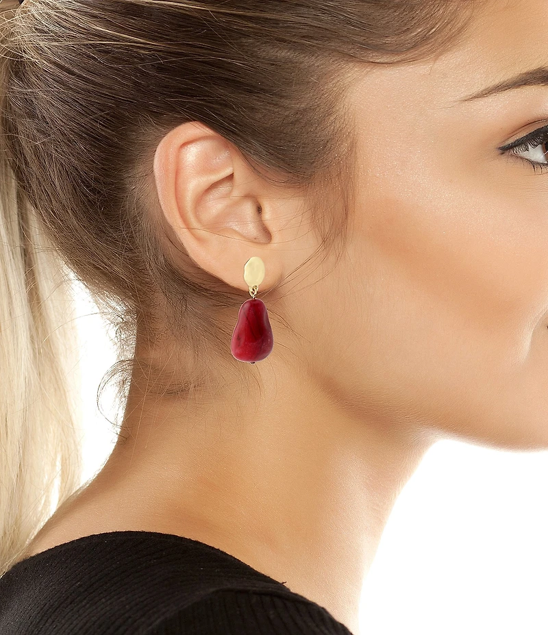 Robert Lee Morris Soho Jasper Stone Drop Earrings