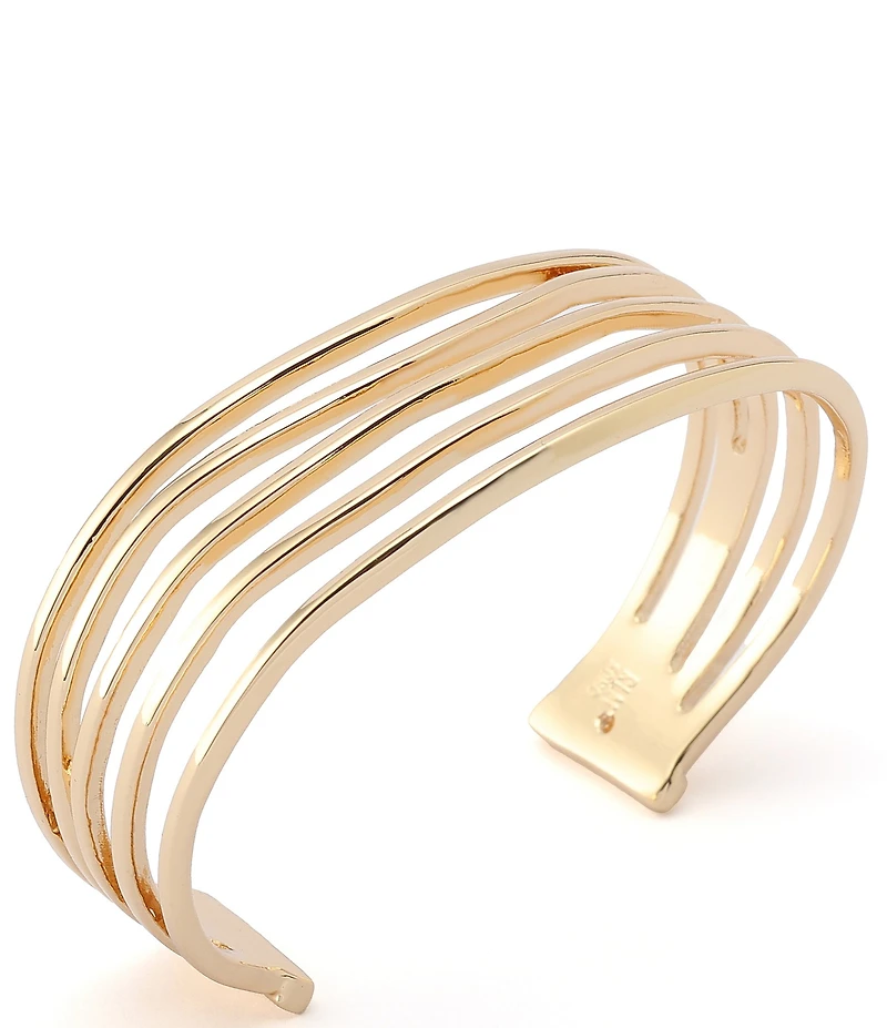 Robert Lee Morris Soho Layered Wire Cuff Bracelet