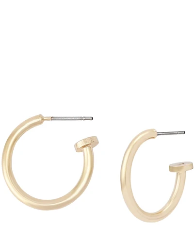 Robert Lee Morris Soho Minimal Huggie Earrings