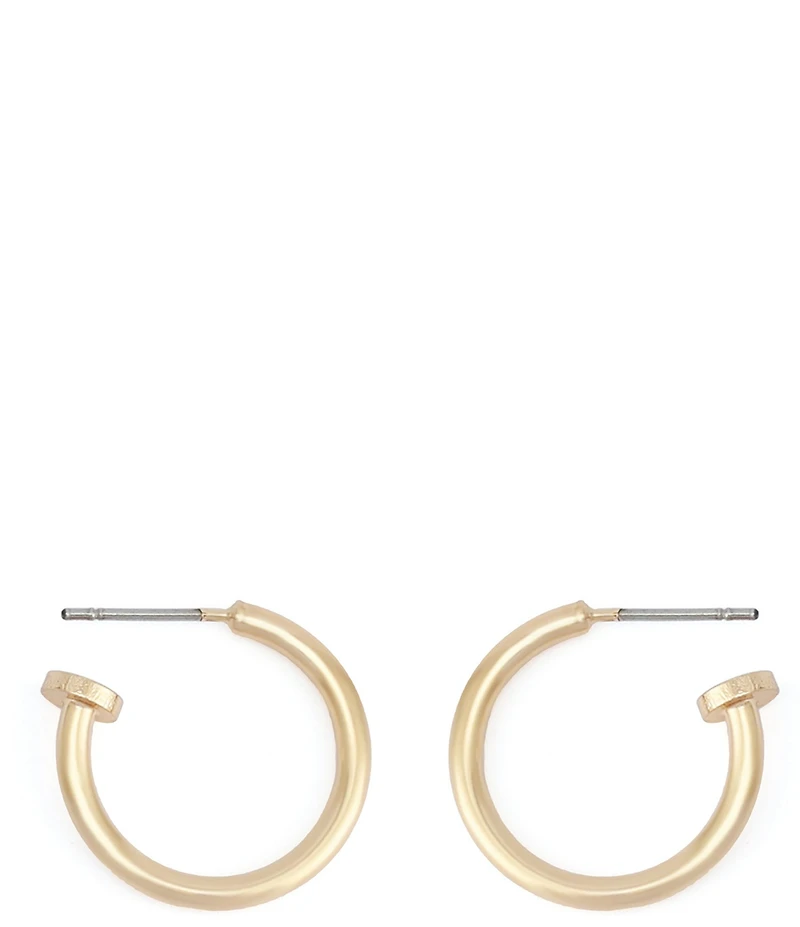 Robert Lee Morris Soho Minimal Huggie Earrings