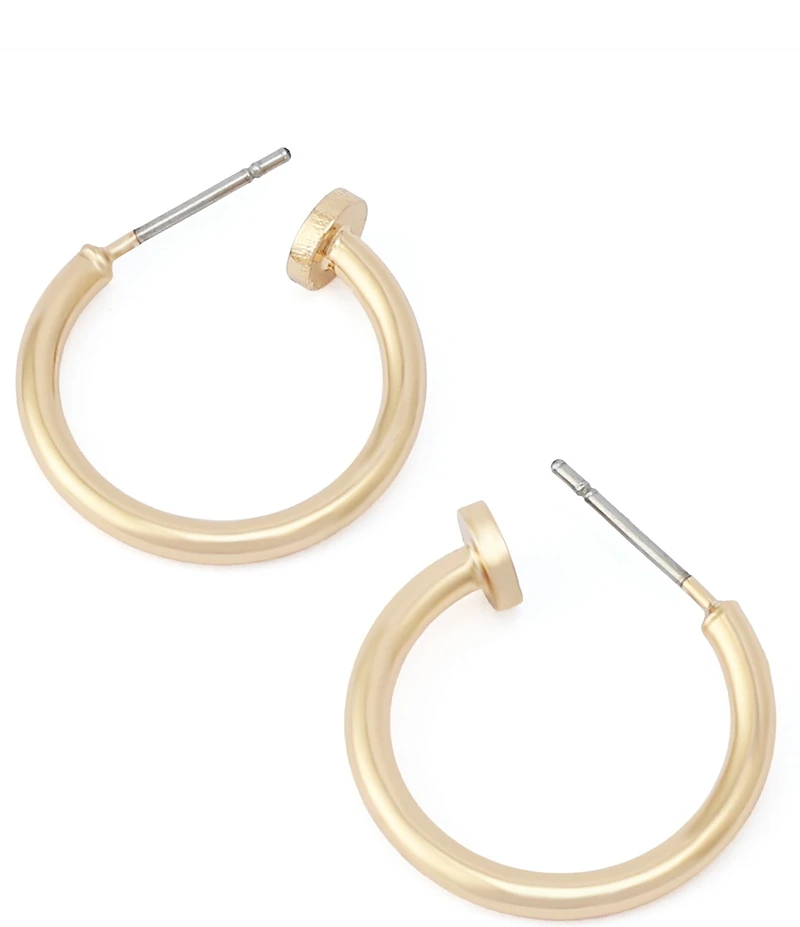 Robert Lee Morris Soho Minimal Huggie Earrings