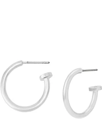 Robert Lee Morris Soho Minimal Huggie Hoop Earrings