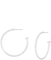 Robert Lee Morris Soho Minimal Medium Hoop Earrings