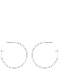 Robert Lee Morris Soho Minimal Medium Hoop Earrings