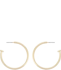 Robert Lee Morris Soho Minimal Medium Hoop Earrings