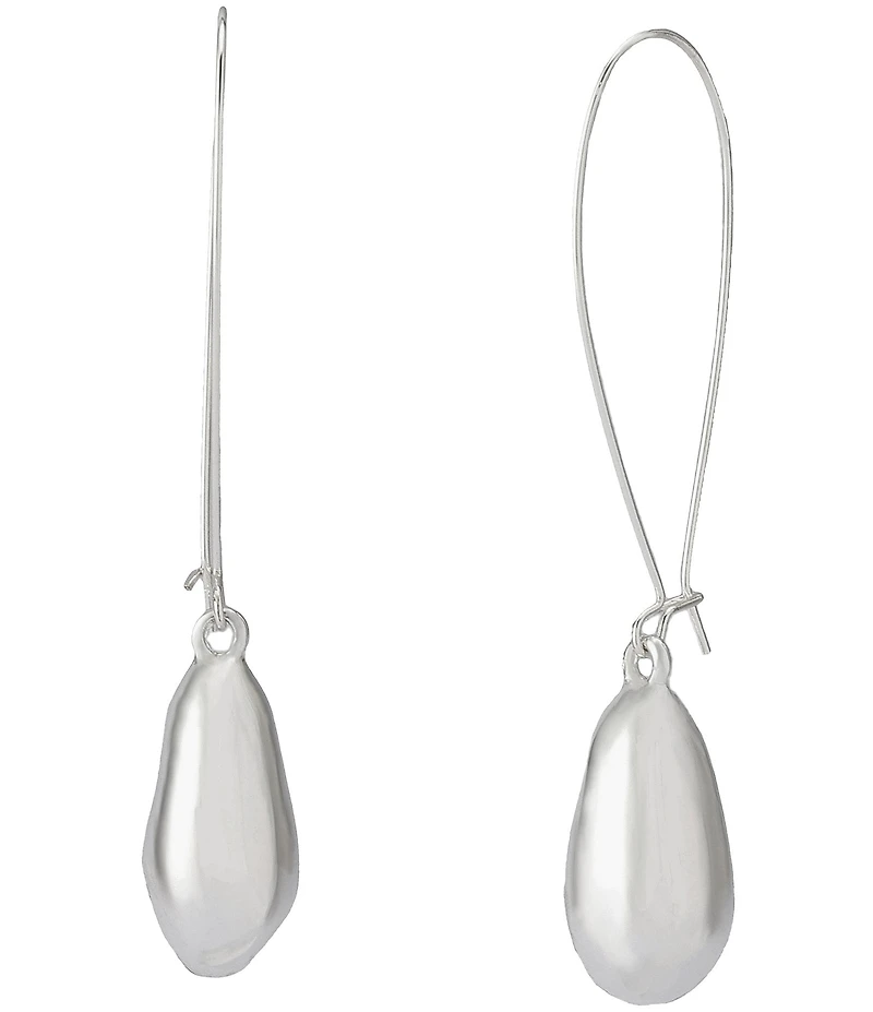 Robert Lee Morris Soho Molten Bead Dangle Drop Earrings