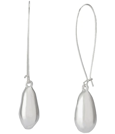 Robert Lee Morris Soho Molten Bead Dangle Drop Earrings