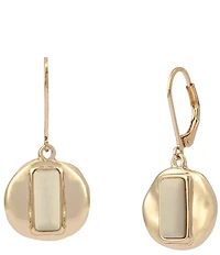 Robert Lee Morris Soho Molten Disc Drop Earrings