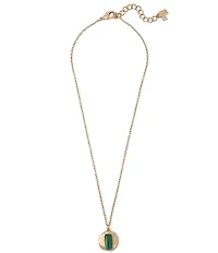 Robert Lee Morris Soho Molten Disc Short Pendant Necklace