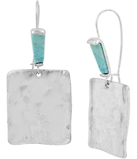 Robert Lee Morris Soho Mosaic Square Drop Earrings