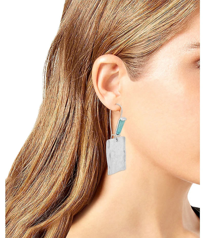 Robert Lee Morris Soho Mosaic Square Drop Earrings
