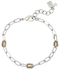 Robert Lee Morris Soho Paper Clip Chain Link Line Bracelet