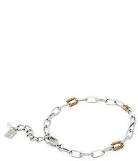Robert Lee Morris Soho Paper Clip Chain Link Line Bracelet