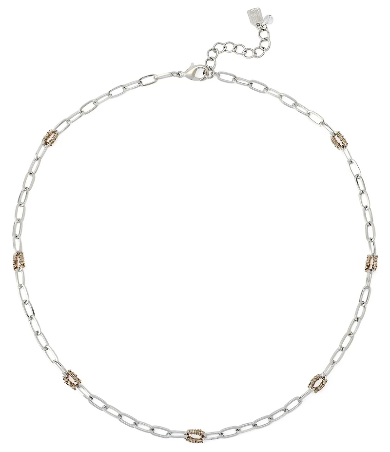 Robert Lee Morris Soho Paper Clip Chain Necklace
