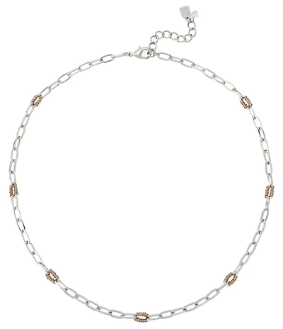 Robert Lee Morris Soho Paper Clip Chain Necklace