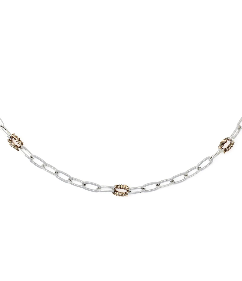 Robert Lee Morris Soho Paper Clip Chain Necklace