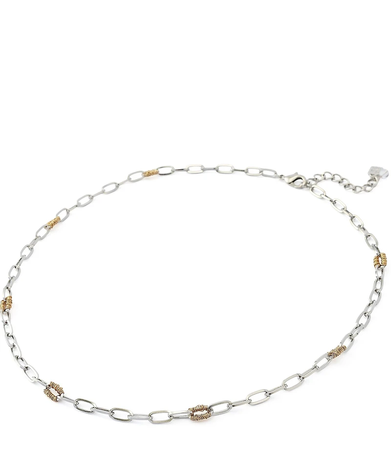 Robert Lee Morris Soho Paper Clip Chain Necklace