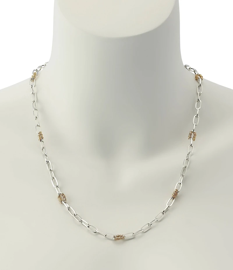 Robert Lee Morris Soho Paper Clip Chain Necklace