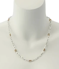 Robert Lee Morris Soho Paper Clip Chain Necklace